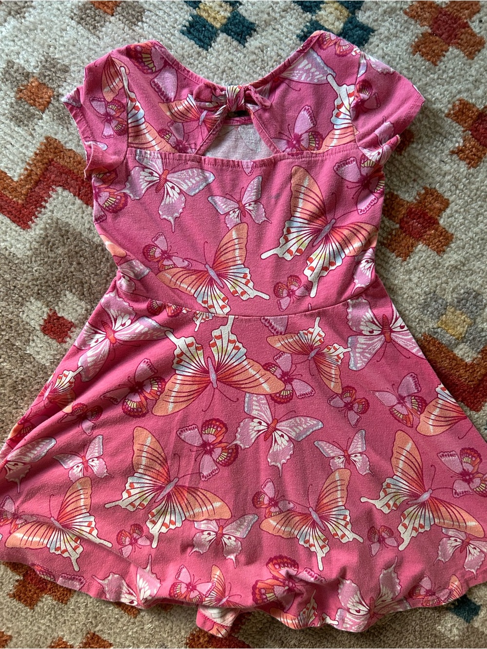 Mixed Girls Dress Lot — Floral, Pink, Gray & Cream Pieces - Picture 8 of 11
